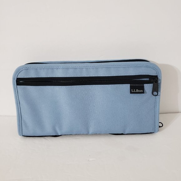 L.L. Bean Blue Organizer Planner Wallet 10"L X 5"W - Picture 1 of 8